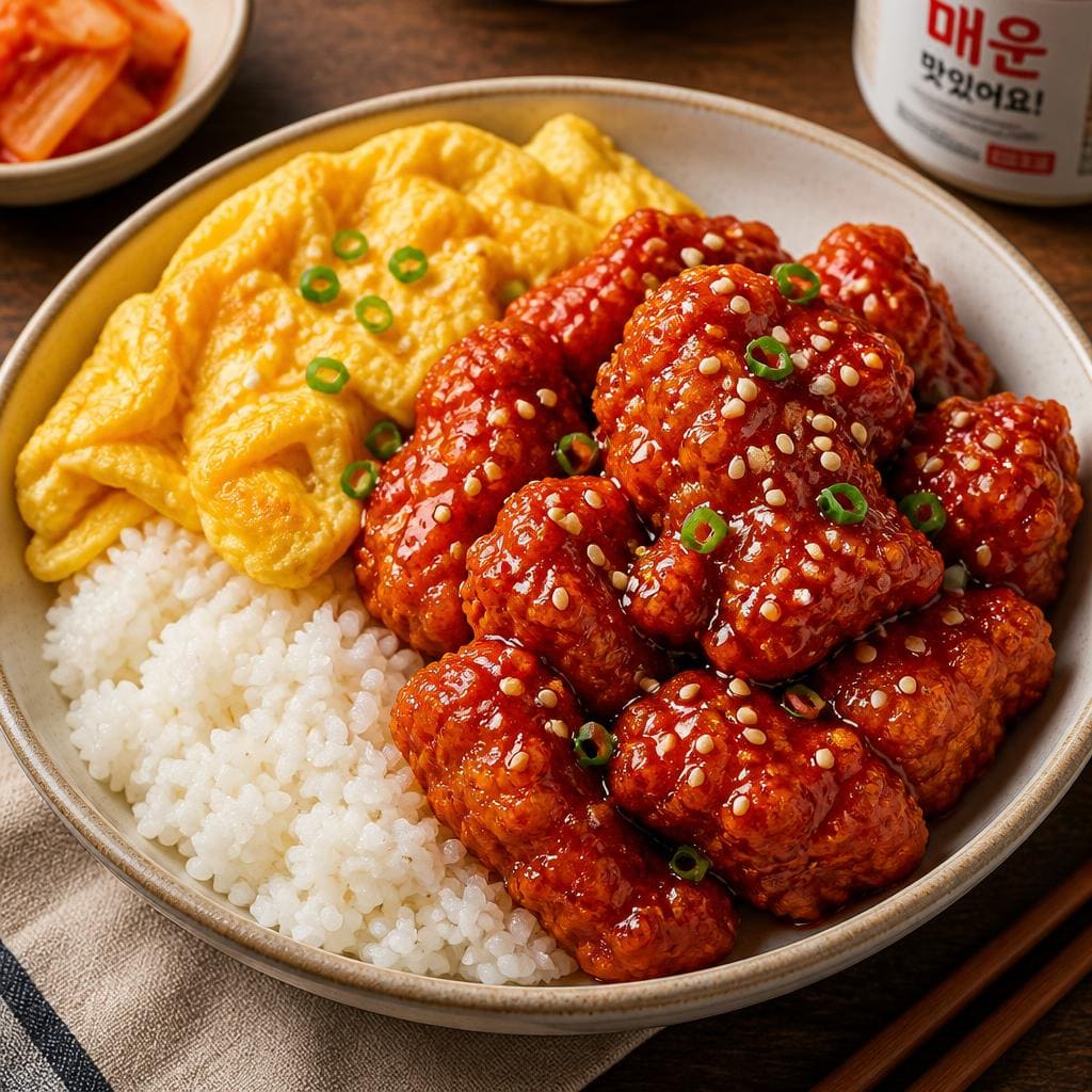 Korean Spicy Chicken Rice D’ Cost Seafood